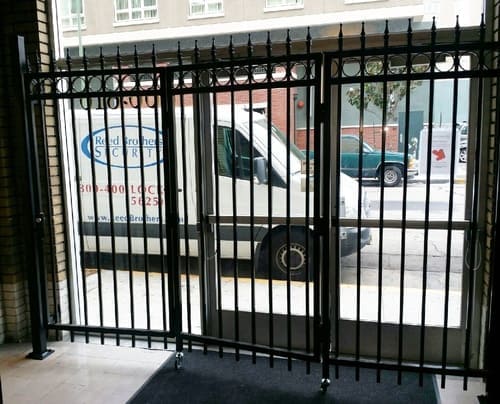 Interior Folding Security Gates