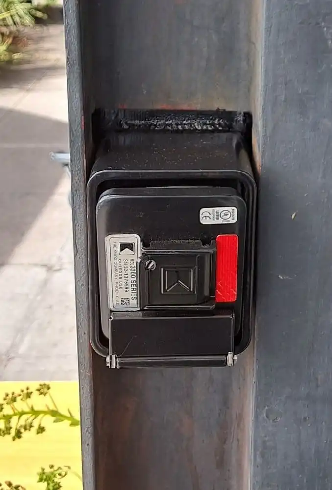 BFD Approved Recessed Knox Box Mounting