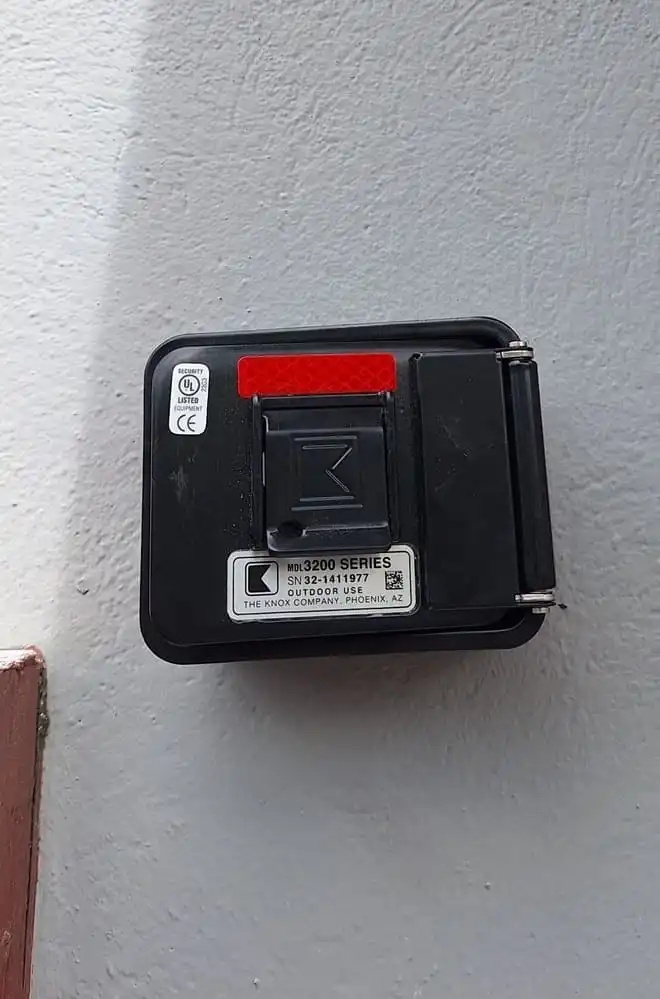 SJFD Approved Recessed Knox Box Mounting