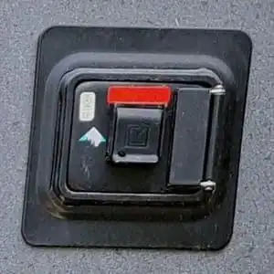 Recessed commercial Knox Box in Thousand Oaks district, Berkeley