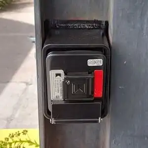 North Berkeley storefront commercial key safe