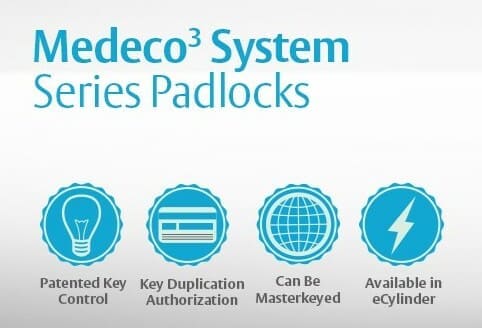 medeco system series padlock info
